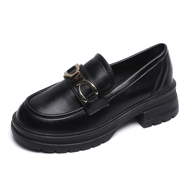 Women Casual Stylish Thick Soled Loafers Newgew Shoes