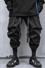 Extended Belt Strap Cargo Pants Newgew