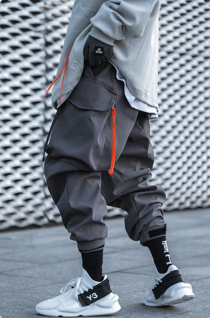 Extended Belt Strap Cargo Pants Newgew