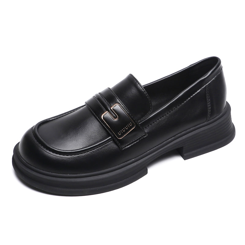 Women Minimalist Comfort Solid Casual Loafers Newgew Shoes