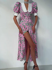 Elegant Doll Collar Fashion Mid-Length Dress Newgew Dresses