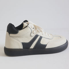 Women Retro Leather Casual Sneakers Newgew Shoes