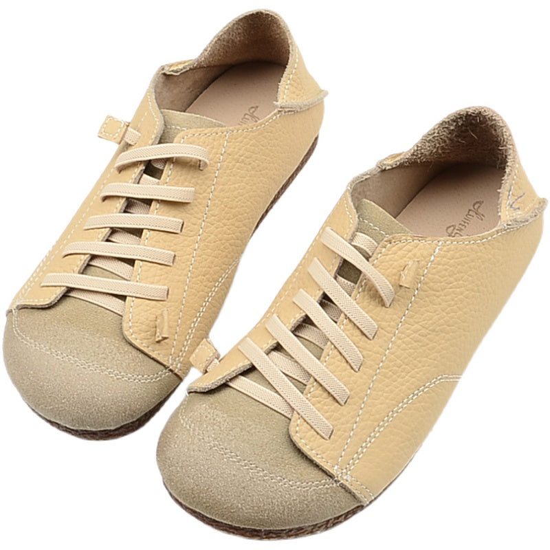 Women Handmade Leather Soft Casual Shoes Newgew Shoes