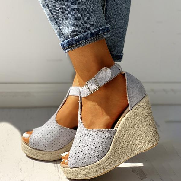 Women Summer Fish Mouth Wedge Sandals NewGew