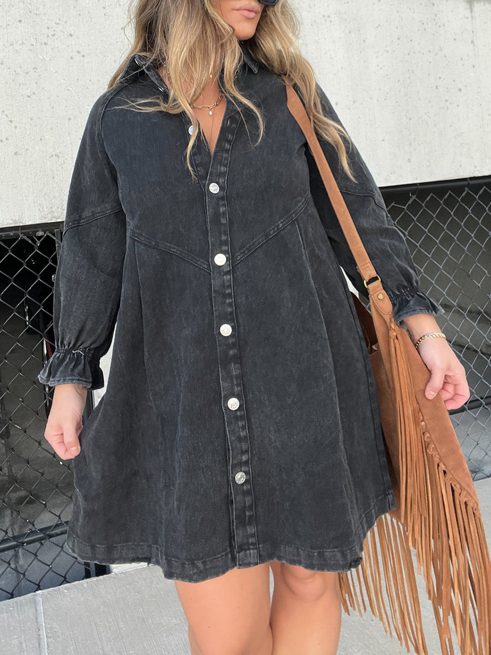 Downtown Denim Dress Newgew Dresses