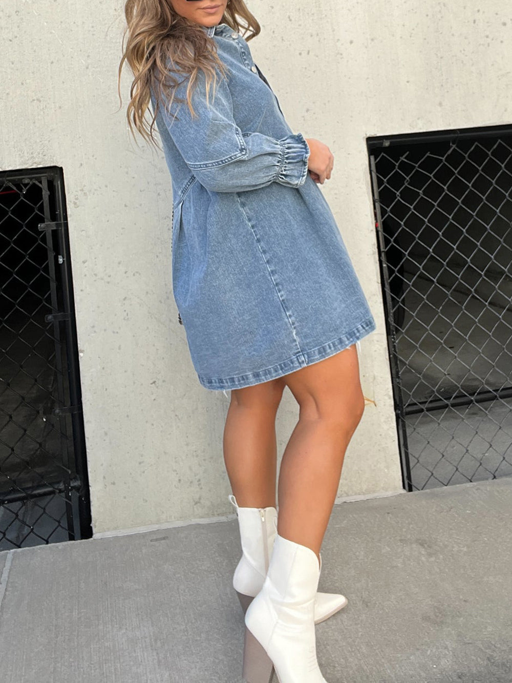 Downtown Denim Dress Newgew Dresses