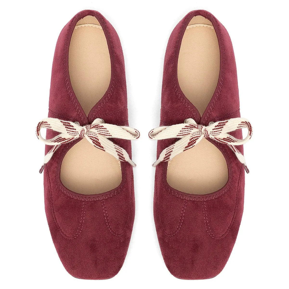 Comfortable Square-Toed Flat Shoes Newgew