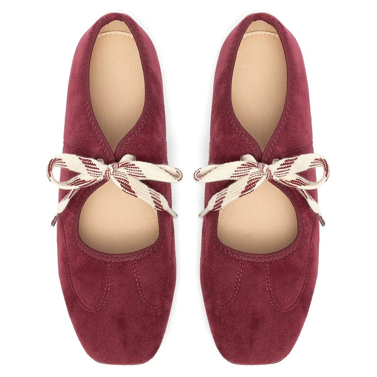 Comfortable Square-Toed Flat Shoes Newgew