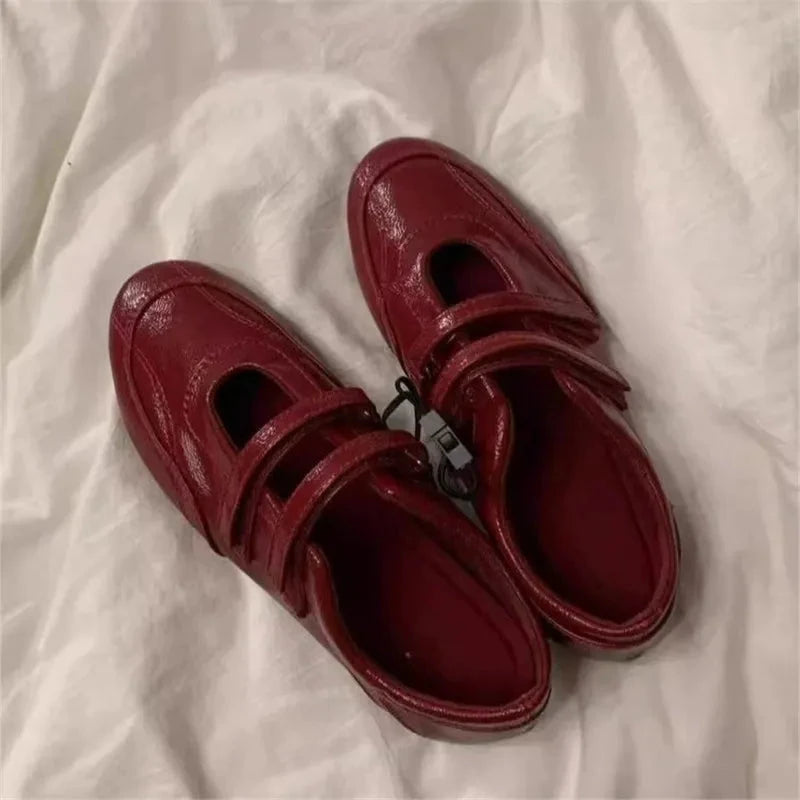 Round-Toed Shallow Ballet Shoes Newgew