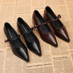 Pointed-Toe Sallow-Mouthed High Heels Newgew
