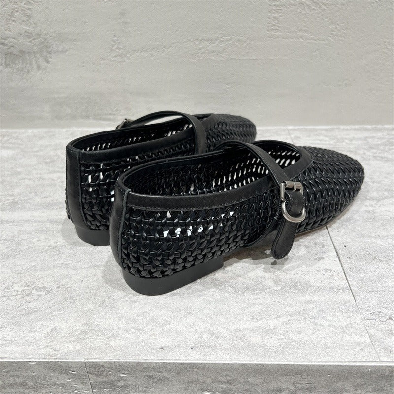 Ballet Leather Shoes Newgew