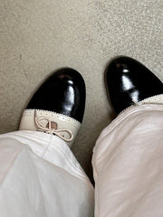 Strappy Flat Leather Shoes