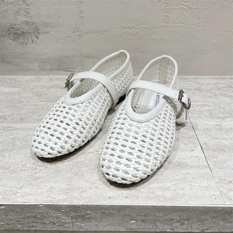 Ballet Leather Shoes Newgew