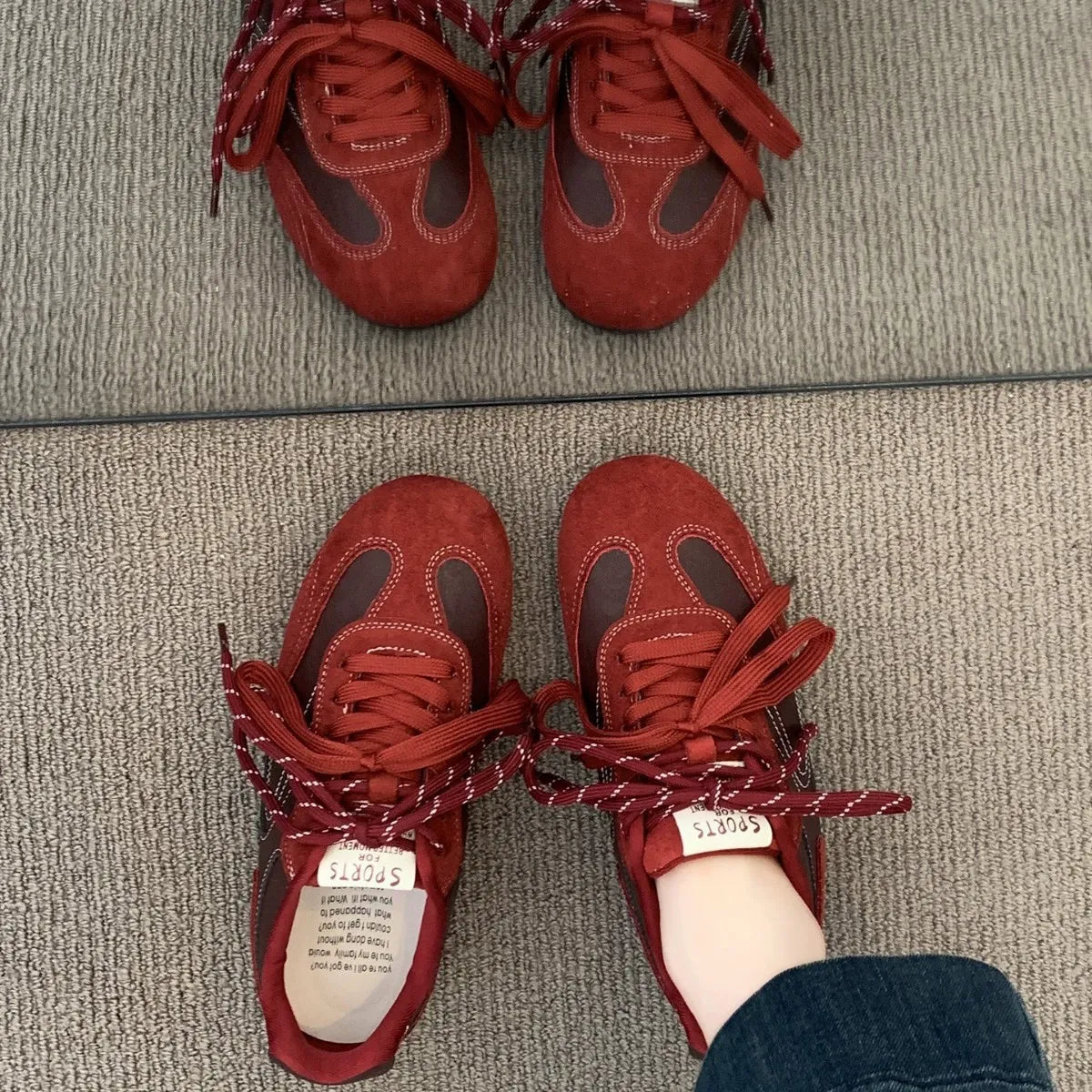 Red Casual Agan Flip-Flops Newgew