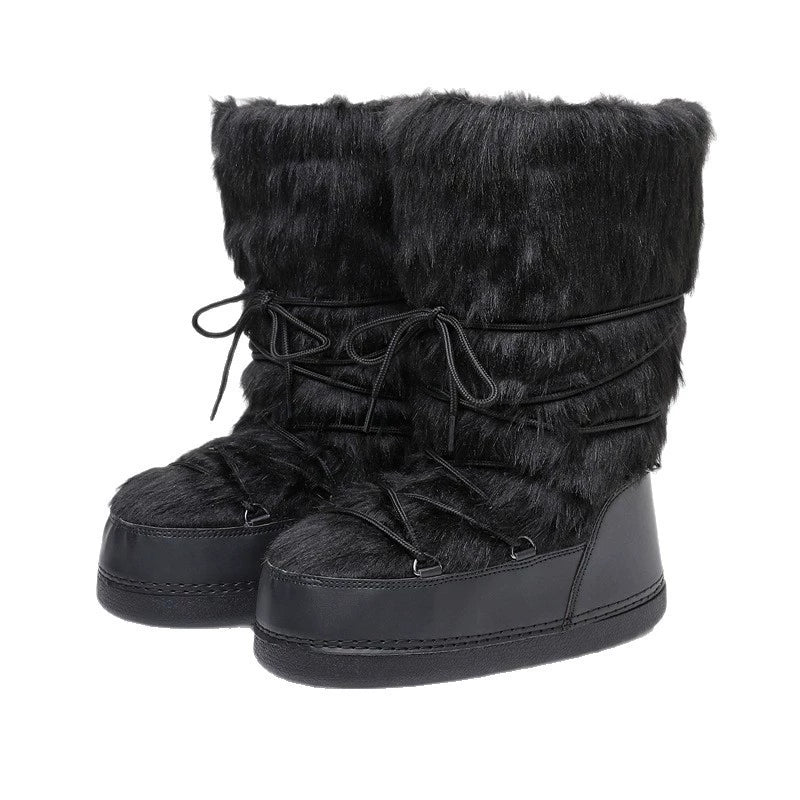 Thick-Soled Warm Cotton Boots