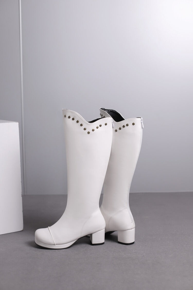 Rivet Long Boots Newgew