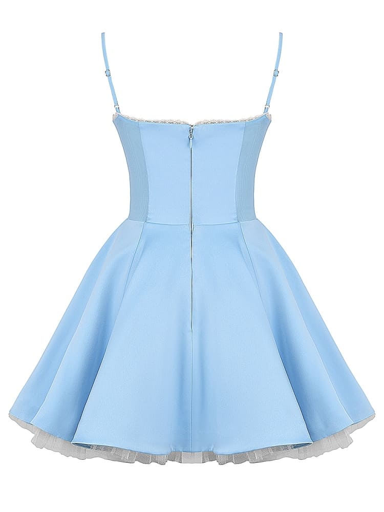 Cinderella Blue Tulle Mini Dress Newgew Dresses