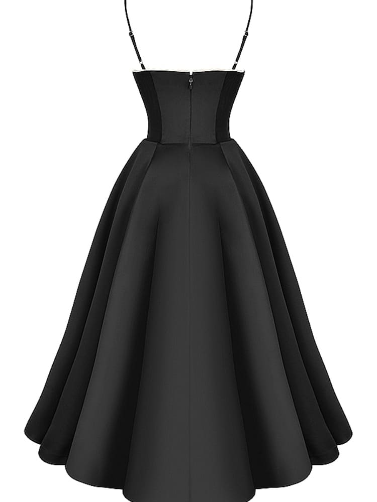 Black Tulle Midi Dress Newgew Dresses