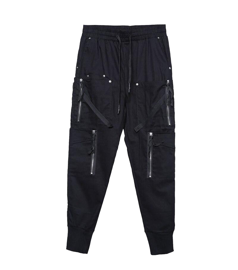 Slim Fit Zipped Pocket Cargo Pants Newgew