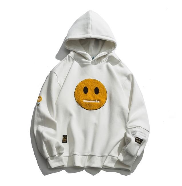 Smiley Zipper Hoodie Newgew