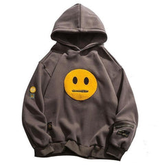 Smiley Zipper Hoodie Newgew