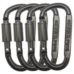 x4 Aluminum Carabiner Clip Key Chain Newgew