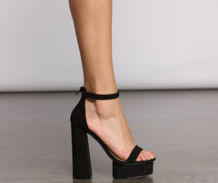 Total Diva Chunky Platform Block Heels Newgew