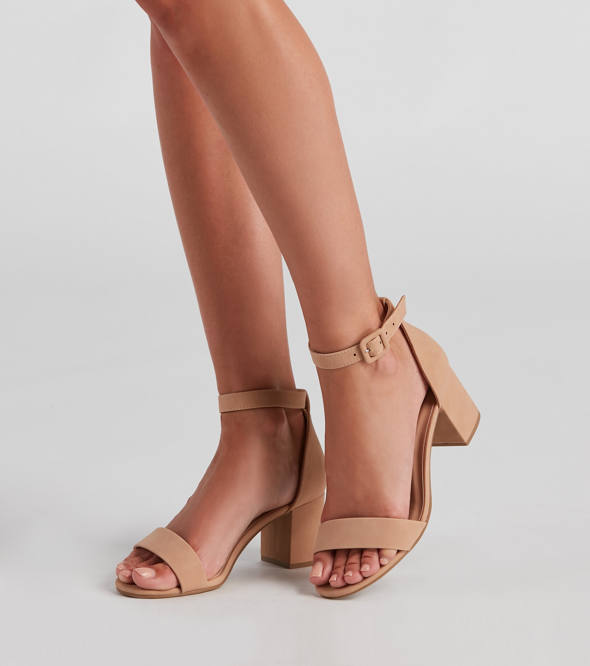 Chic Basic Wide-Fit Block Heels Newgew