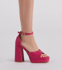 Major It Girl Chunky Platform Heels Newgew