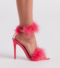 Feather Princess Marabou Stiletto Heels Newgew