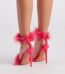 Feather Princess Marabou Stiletto Heels Newgew