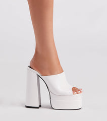 Unforgettable Style Chunky Platform Mules Newgew