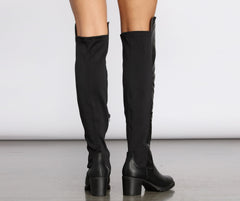 Can't Go 50/50 Over The Knee Boots Newgew