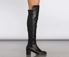 Can't Go 50/50 Over The Knee Boots Newgew