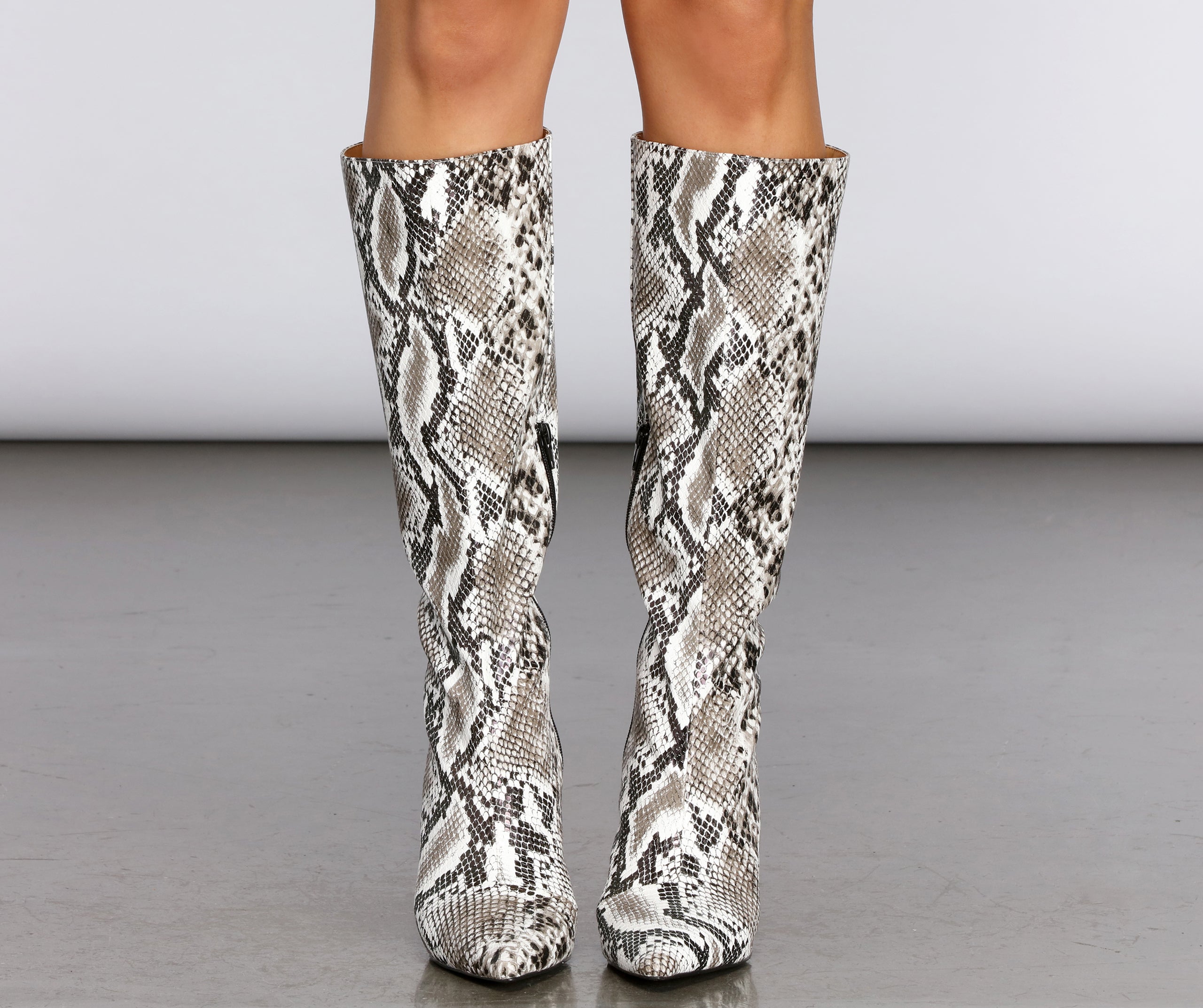 Slither In Style Stiletto Boots Newgew