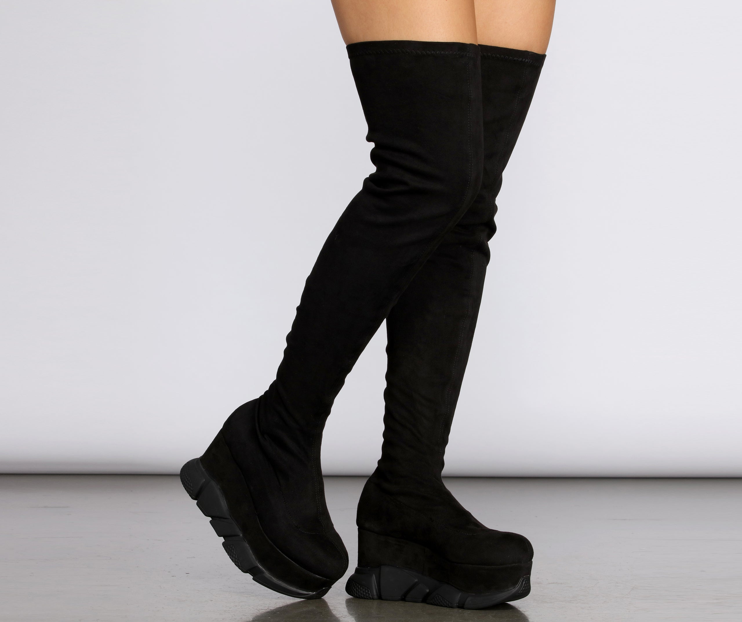 Trend Alert Thigh High Platform Boots Newgew