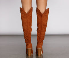 Wild West Knee-High Western Boots Newgew