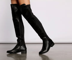 Chic And Sleek Over The Knee Boots Newgew