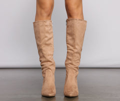 Stylishly Chic Under The Knee Boots Newgew