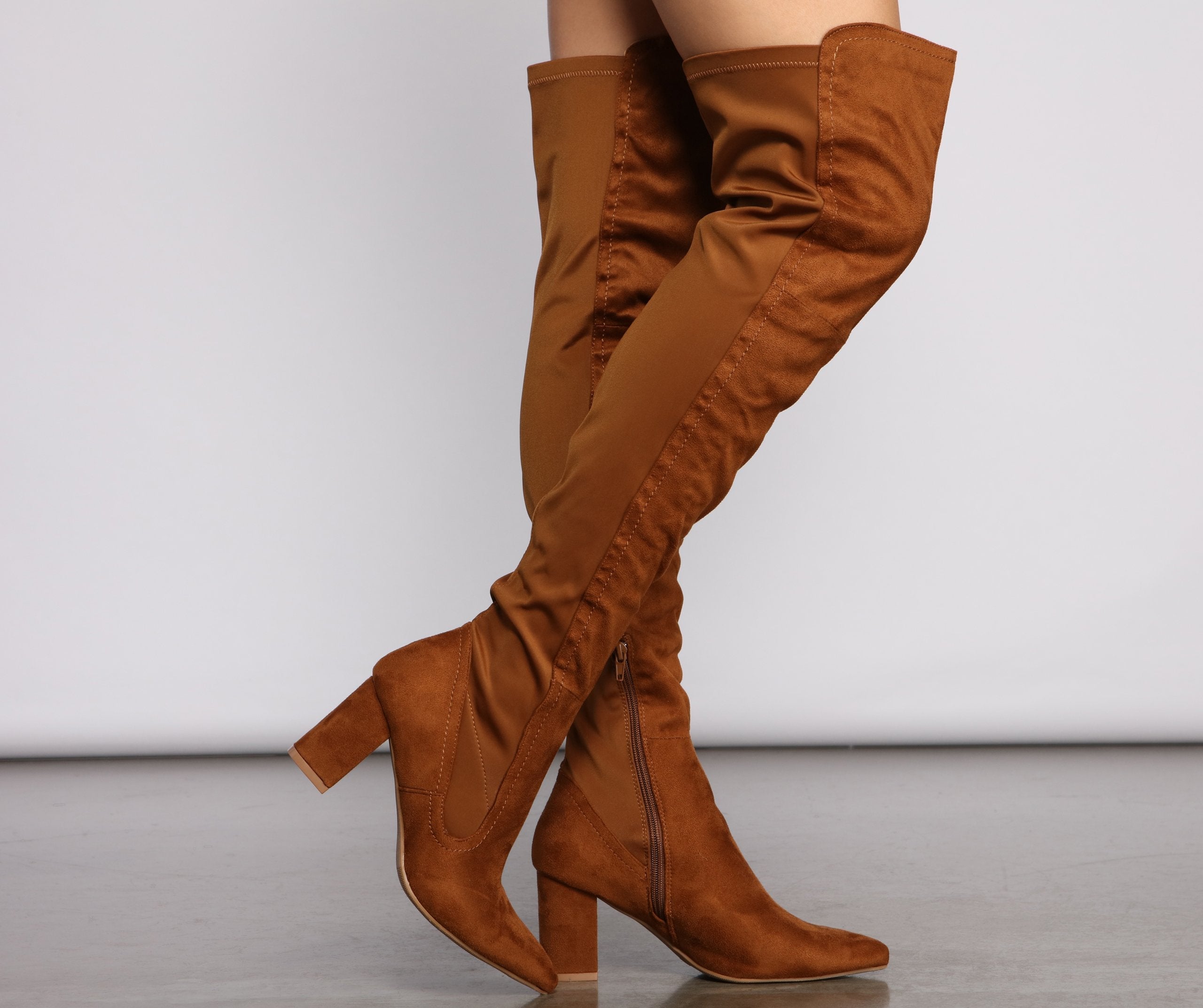 So Haute Over-The-Knee Lace Up Boots Newgew