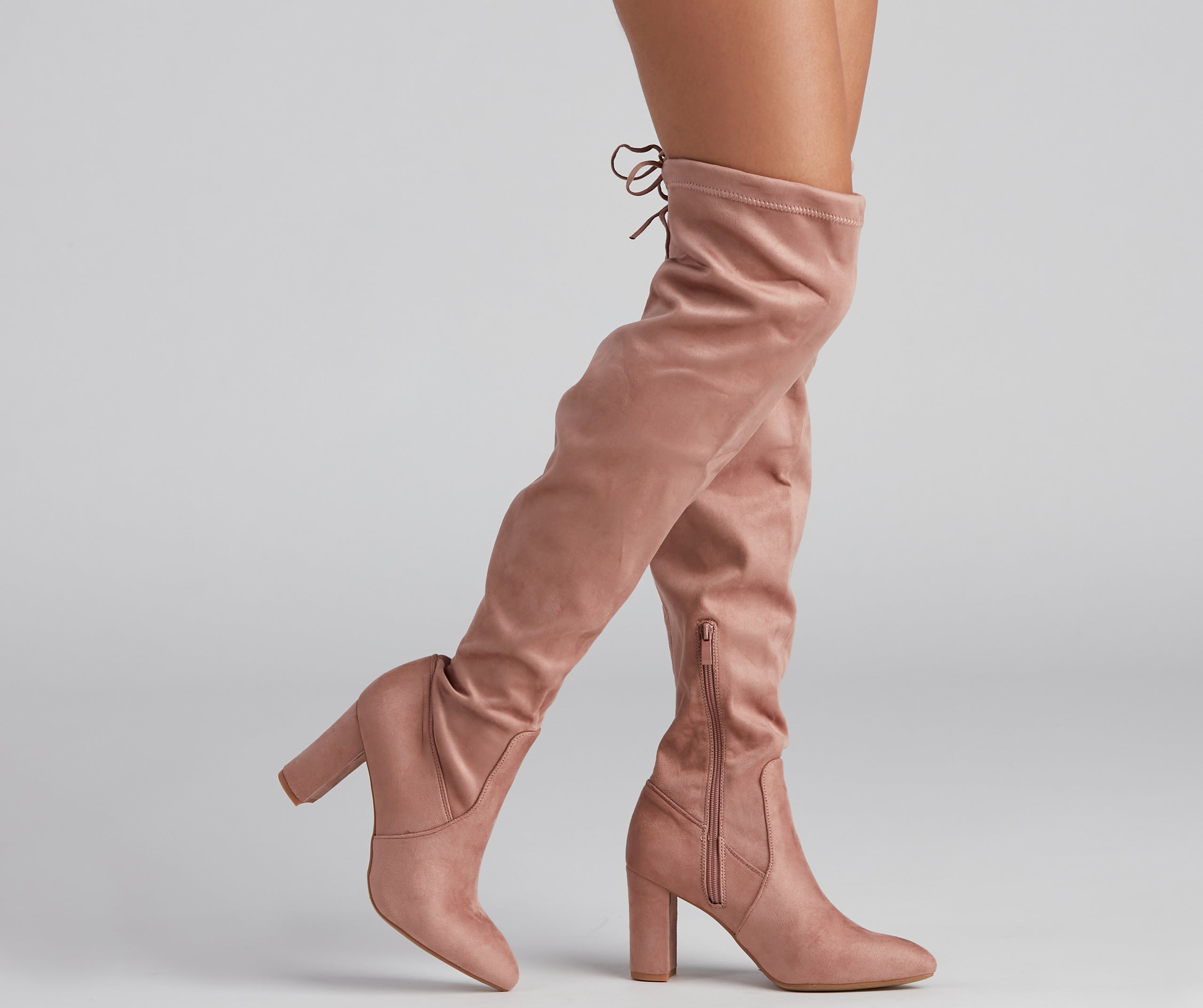 Classic Chic Faux Suede Boots Newgew