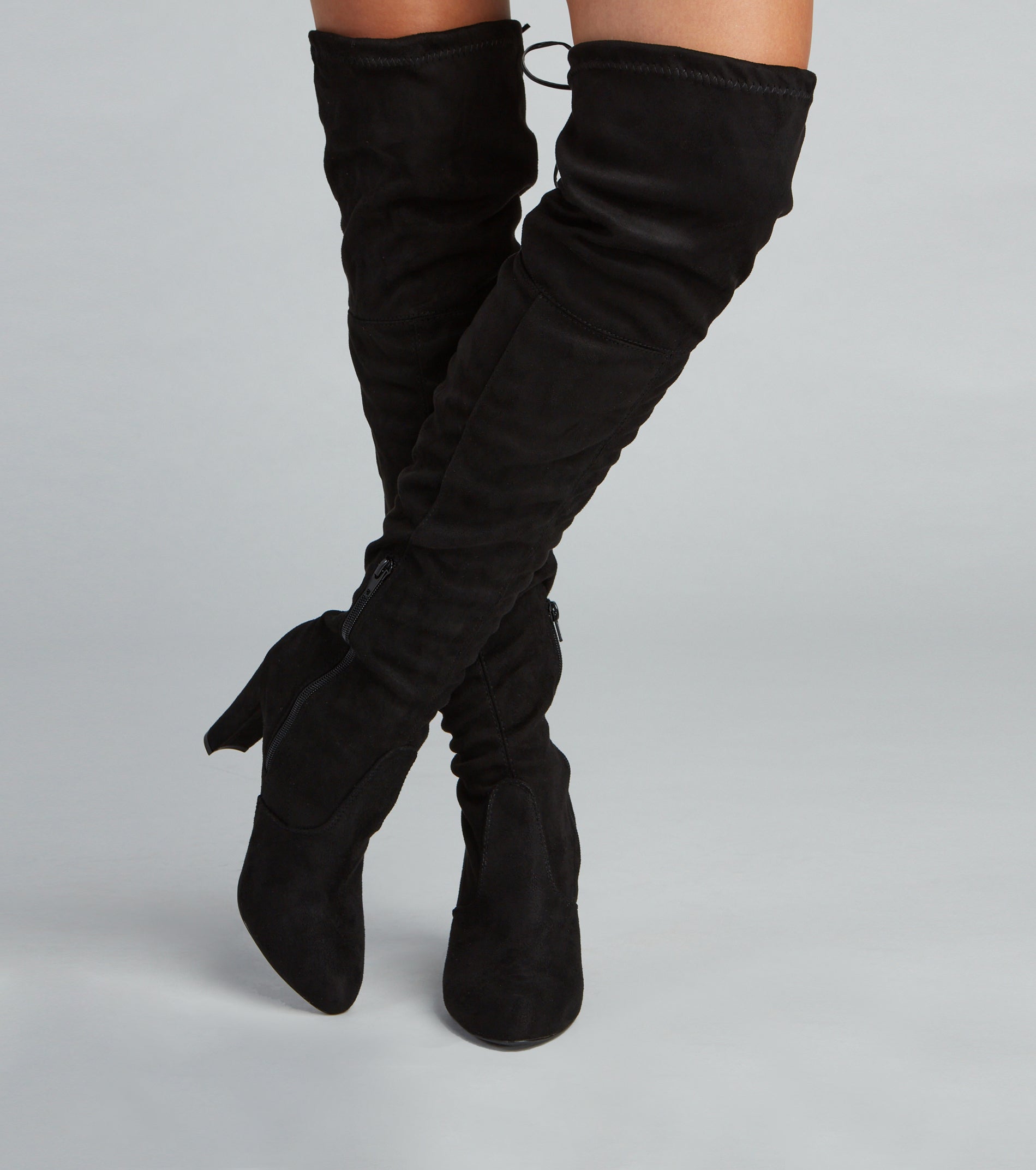 Long Story Short Faux Suede Boots Newgew