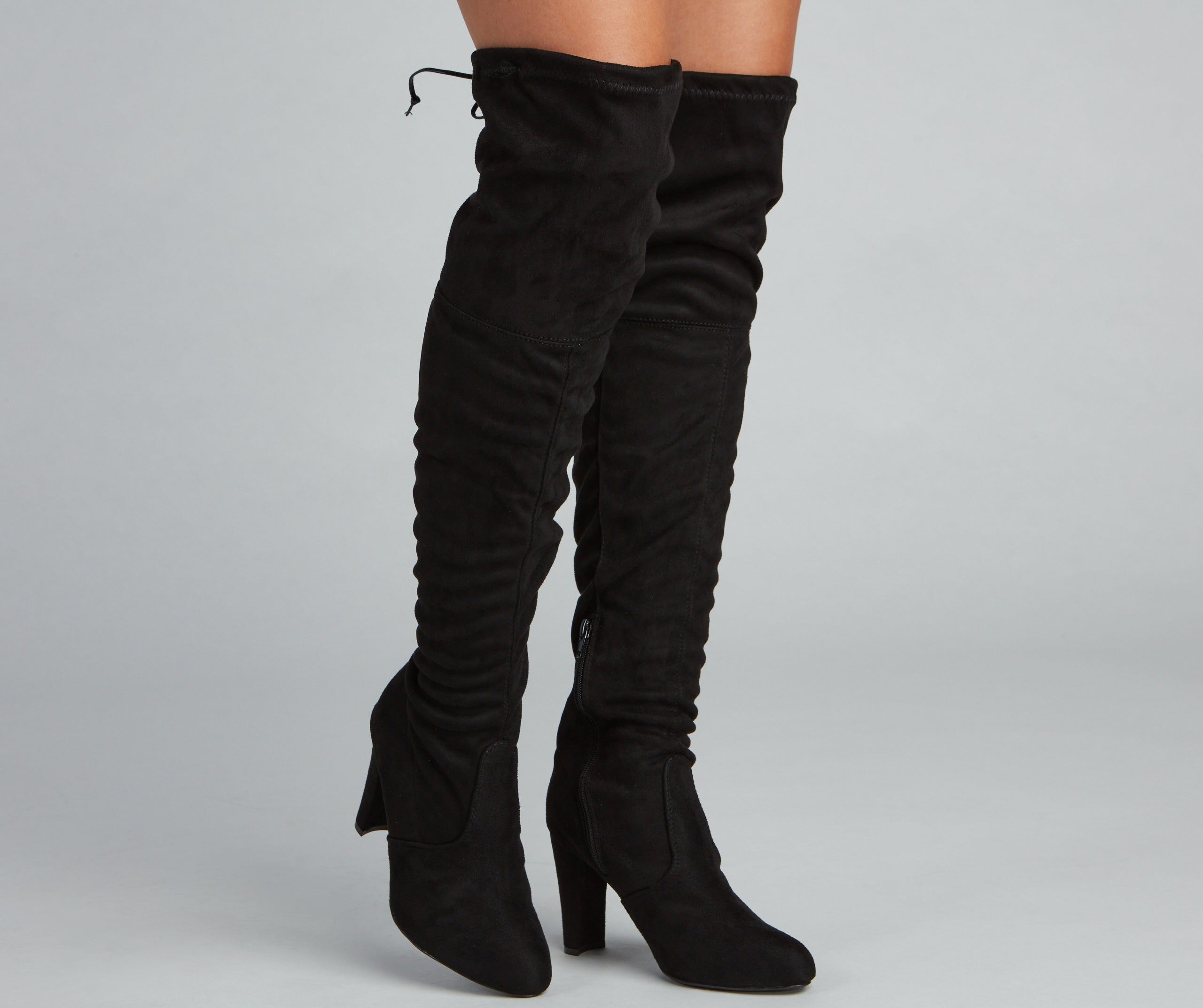 Long Story Short Faux Suede Boots Newgew