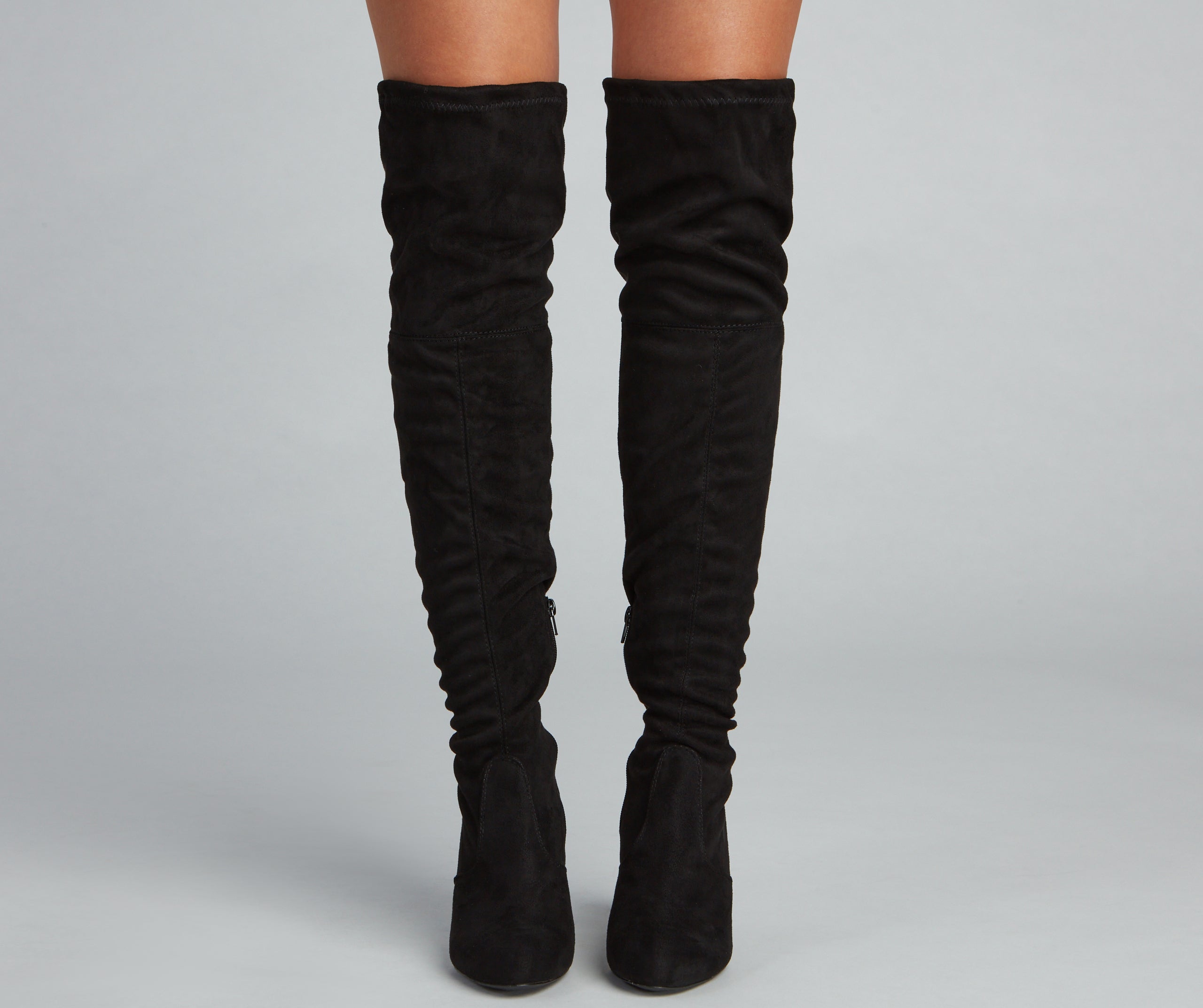 Long Story Short Faux Suede Boots Newgew