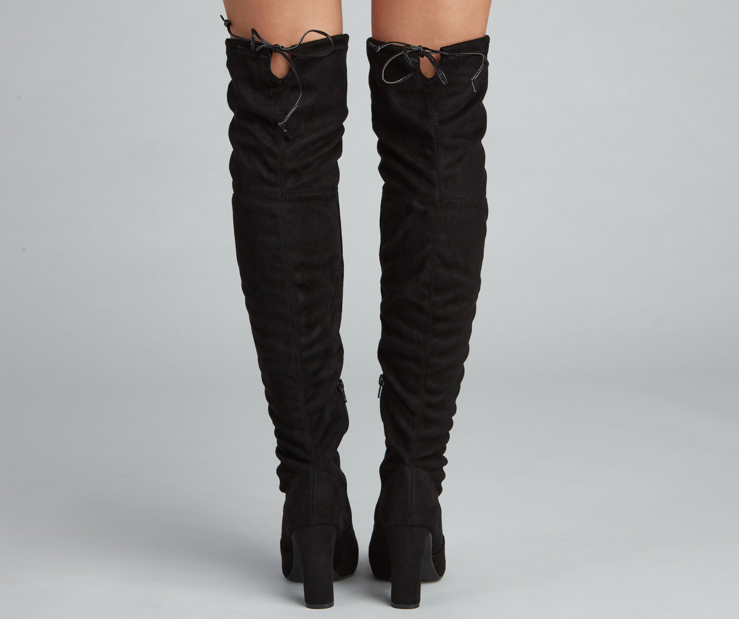 Long Story Short Faux Suede Boots Newgew