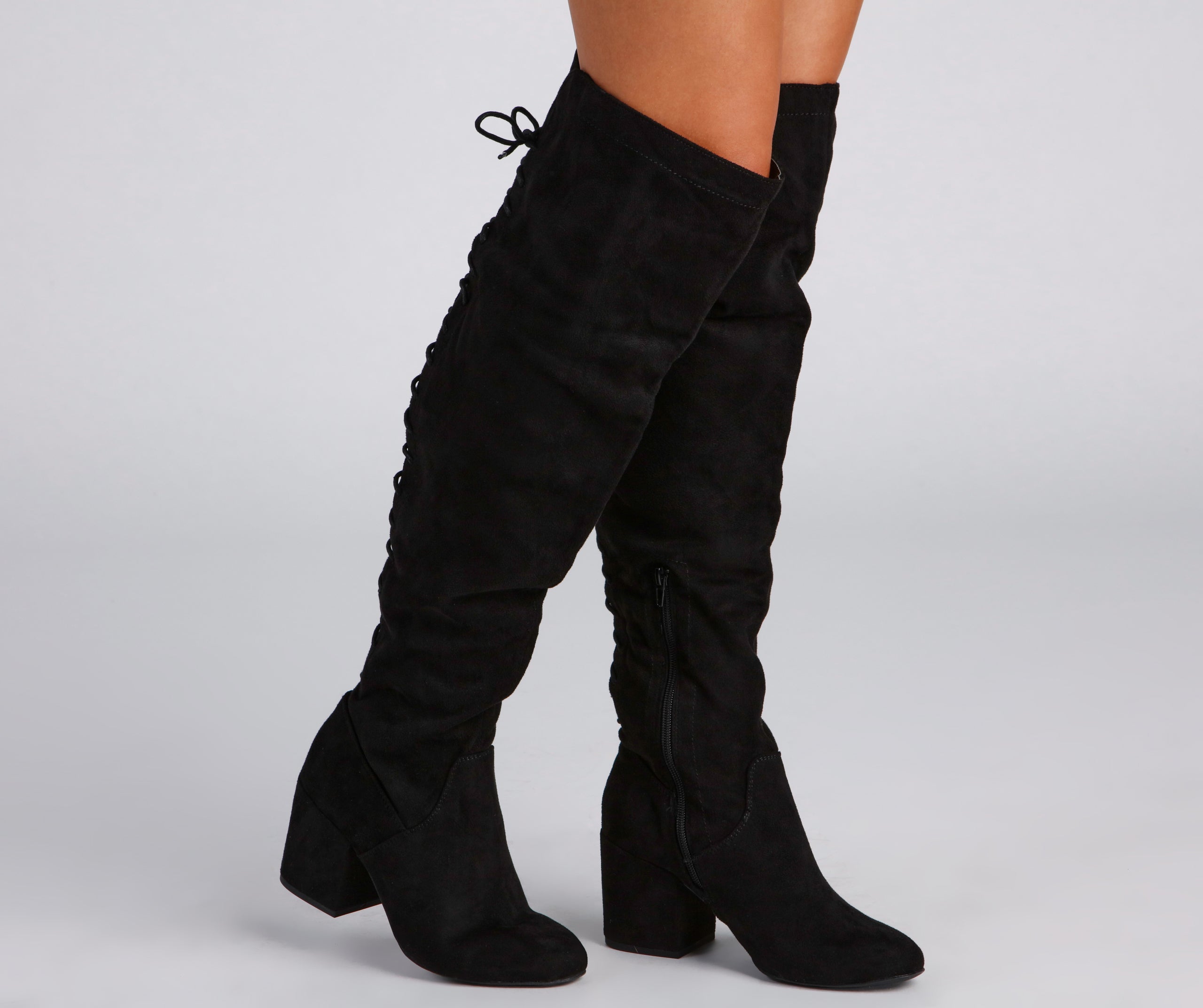 Chic Trends Lace-Up Boots Newgew