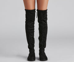 Stylish Staple Over-The-Knee Boots Newgew