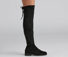 Stylish Staple Over-The-Knee Boots Newgew