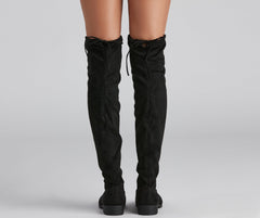 Stylish Staple Over-The-Knee Boots Newgew