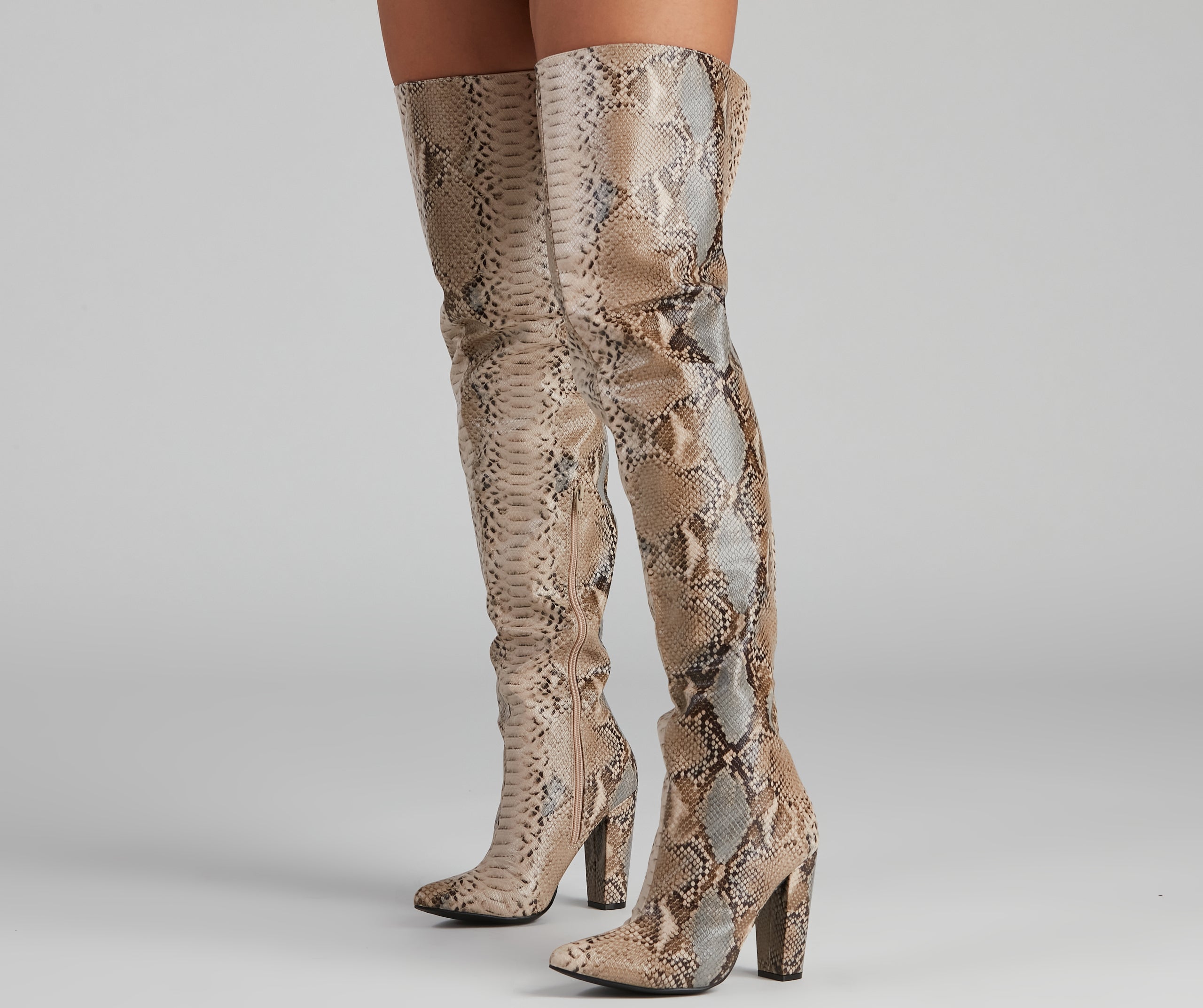 The Chic Standard Snake Boots Newgew